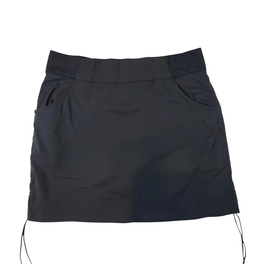 Columbia Omni-Shield Skort Womens L Black Excellent Hiking‎ Golf Activewear